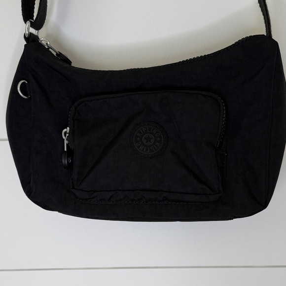 Kipling Jet Black Shoulder Bag - Picture 3 of 8